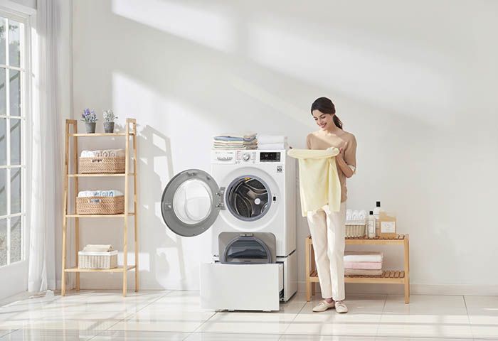 Lavadora LG Twinwash, doble tambor, tambor mini, prendas delicadas, lavar dos ciclos a la vez, lavadora, LG Innofest, Cannes, lavado