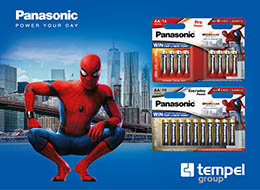 pilas panasonic spiderman