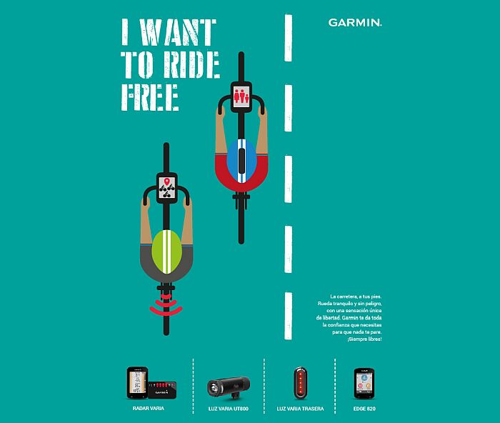 Garmin I want to ride free