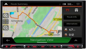 NX807EC iGo NextGen Clarion GPS con sensor giroscópico Apple Carplay estación multimedia para caravanas