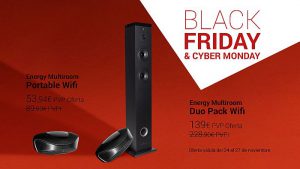 Energy Sistem viernes negro martphones tabletas eReaders torres de sonido altavoces portátiles auriculares Energy Phone Energy Multiroom Energy Music Box Energy Tower Club de Fidelización Energy Cyber Monday Black Friday