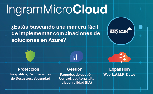 Ingram Micro EasyAzure Microsoft Azure Microsoft Office 365 Dropbox para empresas soluciones de infraestructura en la nube servicios en la nube