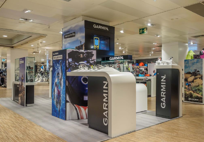 Garmin Store, Garmin, fitness,pulsera, GPS, reloj Garmin, Corte Inglés, Barcelona