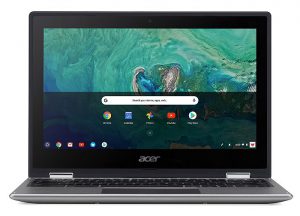 Chromebook Acer Spin 11 USB 3.1 tipo C Google Play lápiz óptico Wacom EMR Chromebook R 11 pantalla HD IPS convertible 360° Gen 1 WiFi MIMO 802.11ac 2x2 Bluetooth 4.2 Intel Pentium N4200 Intel Celeron N3450 Intel Celeron N3350 memoria LPDDR4 eMMC Chrome OS
