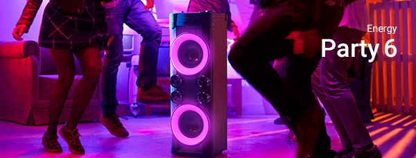 Energy Party 6 altavoz Bluetooth función Music Power 600 altavoz con función karaoke Bluetooth 4.0