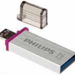 memorias flash USB tarjetas de memoria SD MicroSD memorias externas DRAM Philips Plug and Play conector microUSB smartphone tableta dos conectores Philips Dual Serie Mono