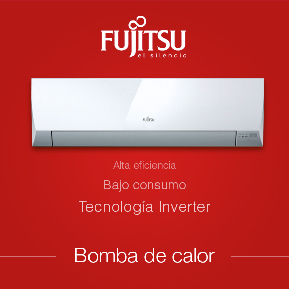 Fujitsu, split, bomba de calor, campaña invierno, eficiencia energética, silencio, rapidez, televisión