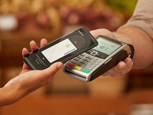 Samsung Pay, pago móvil, pago con el smartphone, tiendas, El Corte Inglés, tarjetas de fidelización, servicio de pago móvil, transacciones móviles, ipsos, celestino