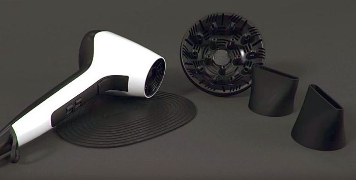  secador Air 3D ráfaga de aire frío rejilla de cerámica generador iónico Remington sistema de bloqueo por presión