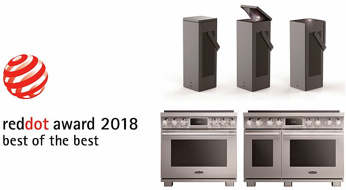 LG Signature Kitchen Suite Signature OLED TV CineBeam Laser 4K Signature Kitchen Suite Pro Range Red Dot Awards Best of the Best