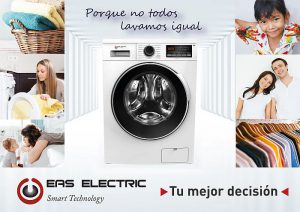 función Programa Favorito función Aclarado Extra función Paro más Carga tecnología Easy Jet Eas Electric lavadoras