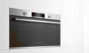 hornos compactos todo en uno horno microondas 100% vapor vapor añadido pirolítico Home Connect bandeja antiadherente bandejas Twin Clip Rails termosonda con un punto de medición horno de 90x60 cm display LCD Serie 6 Serie 8 Bosch