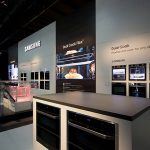 horno dual cook flex, samsung, eurocucina, cocinar dos platos a la vez, horno, puerta flexible door