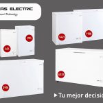 arcones congeladores, arcones EMCF, congeladores horizontales, Eas Electric, modos refrigeración y congelación, termostato ajustable