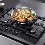 acabado Gas on Glass AEG campanas extractoras encimeras de gas FlameLight inducción infrarrojos parrillas profesionales de hierro fundido placas de gas quemador Wok de 4 kw quemadores SpeedBurner sistema multicorona tecnología Hob2Hood
