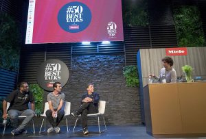 #50BestTalks, Basque Culinary Center, chefs, Chefs for Change, cocineros, hornos combinados ArtLine, Miele One To Watch, Palacio Euskalduna de Bilbao, responsabilidad social, sostenibilidad, The Worlds 50 Best Restaurants