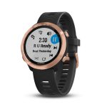 app Deezer, Connect iQ, Corning Gorilla, gama de correas QuickFit, Garmin Chroma Display, Garmin Connect IQ, Garmin Elevate, Garmin Express, Garmin Forerunner 645 Music, Glonass, GpS, Gris, HRM Swim, HRM-Run, Pod Running Dynamics, Rosegold, training effect