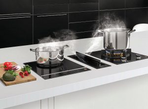 Absolute Black, De Dietrich, Fascination, Frigicoll, Horizone, Iron Grey, placas de cocina, plancha y grill extraíbles, Platinum, Pure white