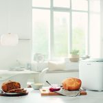 amasado, aspa de amasado, corteza crujiente, Croustina ZP2000, dieta mediterránea, fermentación, hogaza, horneado, horno de panadería, pan con corteza, Panasonic, panificadora