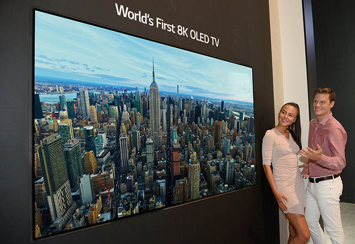 LG oled 8k, televisor, OLED TV, tecnología, IFA 2018, TV, televisor, calidad de imagen 88 pulgadas