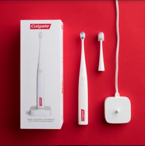 Colgate, cepillo de dientes eléctrico, inteligencia artificial, apple, cepillo inteligente, cepillo dental, cepillo bucal
