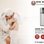 acumuladores aerotérmicos, agua caliente sanitaria, ánodo electrónico, coeficiente de rendimiento (COP), Eas Electric, eficiencia energética, modo AUTO, modo Eco, modo FAST, WHF