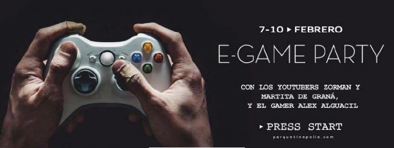 Álex Alguacil, alfombrillas, alfombrillas gaming, auriculares, auriculares con luces y micrófono, bases de portátil, cajas de ordenador, EGame Party, Fifa 19, fortnite, fuentes de alimentación, gaming, juegos de realidad virtual, LoL, máquinas Arcade, Martita de Graná, Megasur, micrófonos, mochilas, ordenadores gaming, PES (Pro Evolution Soccer) 3v3, PES 1v1, Phoenix Technologies, powerbanks, ratones gaming, ratones y teclados RGB, sillas y sillones gaming, teclados mecánicos, ventiladores con luces LEDs, Zorman