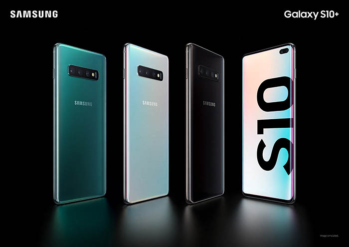 samsung galaxy S10, s10 plus, martphones, premium, triple cámara, inteligencia artificial, pantalla, teléfono móvil