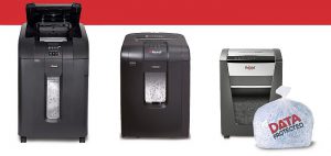 Acco Brands, Auto+ 130X, Auto+ 200X, Auto+ 300X, Auto+ 600X, destructoras de papel, destructoras de papel automáticas para oficinas, destructoras manuales, GDPR, Ingram Micro, Mercado IT, Reglamento General de Protección de Datos de la Unión Europea, Rexel