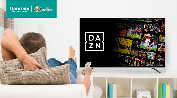 DAZN, televisores hisense, smart tv, contenidos, deporte, plataforma, competiciones deportivas