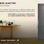 bajo nivel sonoro, control con display en puerta, Eas Electric, EMC2010ZX, frigorífico combi A+++, iluminación interior, inox, LED, Multi-Air Flow, Total No Frost, zona Fresh