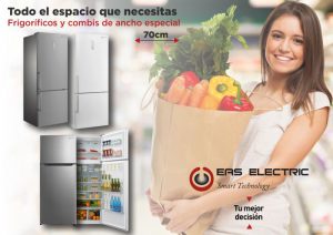 capacidad de almacenaje, clasificación energética A++, combis EMC1970SW, Combis y frigoríficos, congelación, control dual de la temperatura, diseño Multi-Air Flow, display en puerta LED, dos cajones de verdura con control de humedad y zona fresh, Eas Electric, EMC1970SX, EMF1970AX, Enfriamiento y Congelación Rápidos, frigoríficos de dos puertas EMF1970AW, refrigeración, Total No Frost, vacaciones, zona Fresh