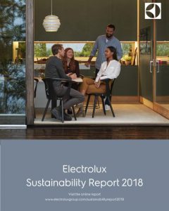 bonos verdes, cambio climático, Desperdicio Zero, Electrolux, Electrolux sosteniblidad, For the Better, Informe de Sostenibilidad, inversiones en sosteniblidad, reducción de emisiones de CO2