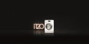 120, bajo consumo energético de sus productos, Carl Miele, Immer Besser, líneas de lavado y secado, Miele, programas de lavado inteligentes, Reinhard Zinkann, sistema de dosificación automática, tambor Softronic, TwinDos, WCG 125 XL, WDD 020