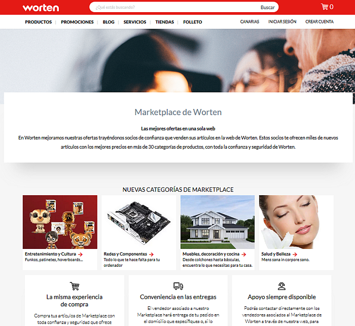 worten marketplace, nueva web worten, worten españa, cadena electrodomésticos, tiendas worten, tiendas de electrodomésticos, web de electrodomésticos