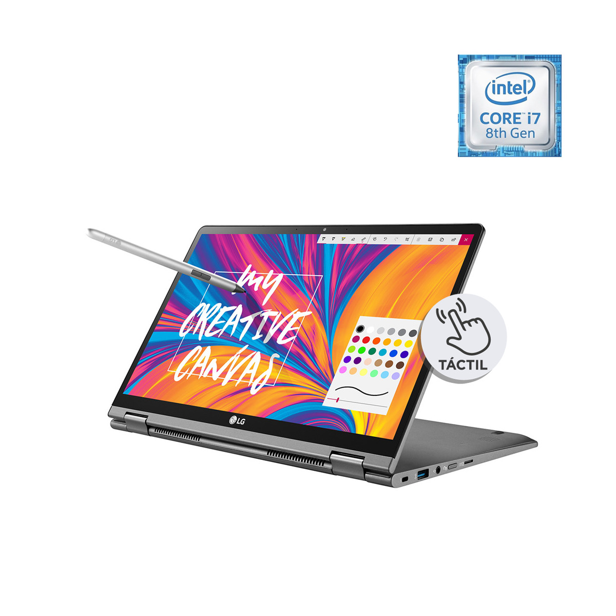 Convertible LG Gram 14T990-G, i7, 8 GB, 512 GB SSD