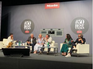 #50BestTalks, Ana Ro š de Hi ša Franko, Daniela Soto-Innes de Cosme, Eric Ripert de Le Bernardin, hermanos Caminini, Kitchen Karma, Lido 84, Massimo Bottura de Osteria Francescana, Miele, Miele One To Watch, Tetsuya Wakuda de Waku Ghin, The Worlds 50 Best Restaurants, Miele The World’s 50 Best Restaurants