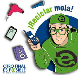 35.788 kg de residuos de aparatos eléctricos y electrónicos, campaña educativa, Economía circular, Ecotic Otro Final es Posible, El Preguntón, Fundación Ecotic, GEA Gestión y Estudios Ambientales, Nintendo Switch, Otro Final es Posible, RAEE, recogida de raee, residuos electrónicos