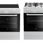 beko, cocinas freestanding, cocinas con horno y placa de cocción, beko, electrodoméstico, cocina mixta FSE62110DW, cocina eléctrica FSS67000GW