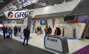 Stand de Gree en la Feria Interclima 2019 en París