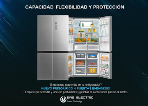 EAS Electric frigorífico cuatro puertas
