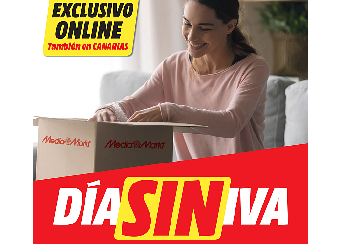 deficiencia Agacharse A merced de MediaMarkt celebra su primer Día sin IVA online evitando aglomeraciones