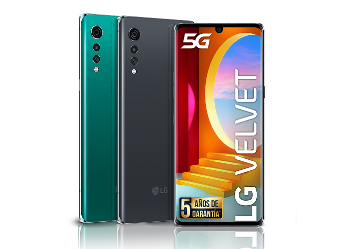 LG Velvet 5G Aurora Green
