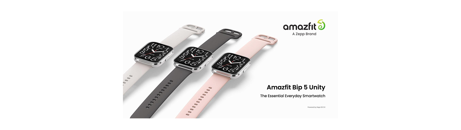 Amazfit combina estilo y funcionalidad en el nuevo Bip 5 Unity