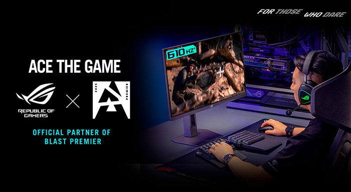 Llega a España el Asus ROG Strix XG248QSG Ace, el monitor oficial de los torneos Blast en 2025