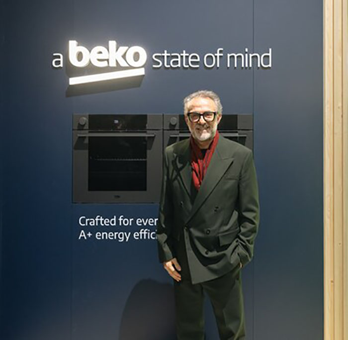 El chef Massimo Bottura, nuevo embajador global de la marca Beko