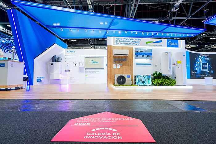 Midea triunfa en C&R 2025 con tres reconocimientos en la Galería de la Innovación