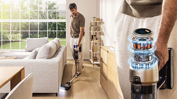 Cecotec apuesta por la limpieza inteligente en su nuevo aspirador vertical