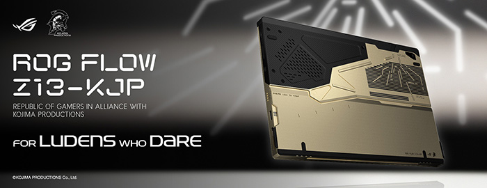 Asus ROG y Kojima Productions lanzan la tablet Flow Z13-KJP y nuevos periféricos KJP