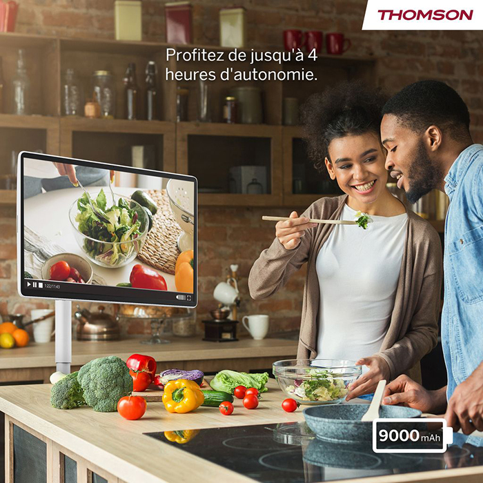 Thomson rompe con la TV fija con su nuevo televisor portátil con batería